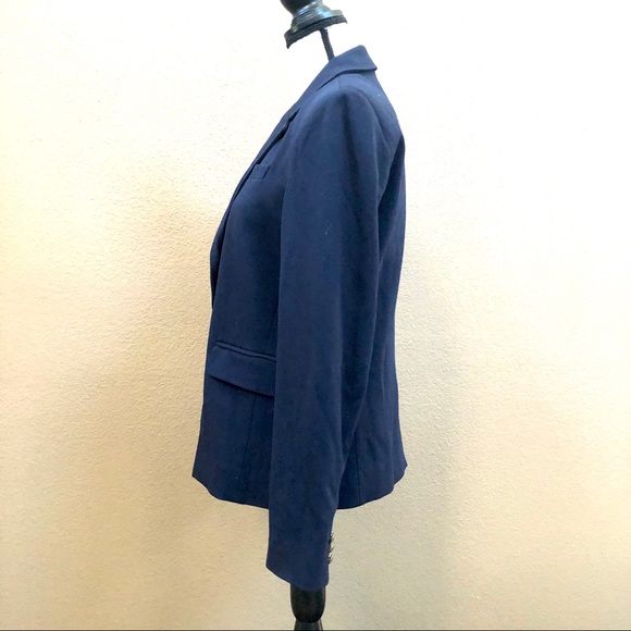 Jcrew navy blue blazer Sz 12 - Picture 6 of 7